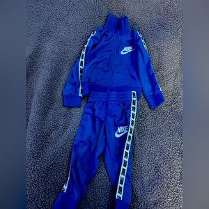 Blue Nike tracksuit